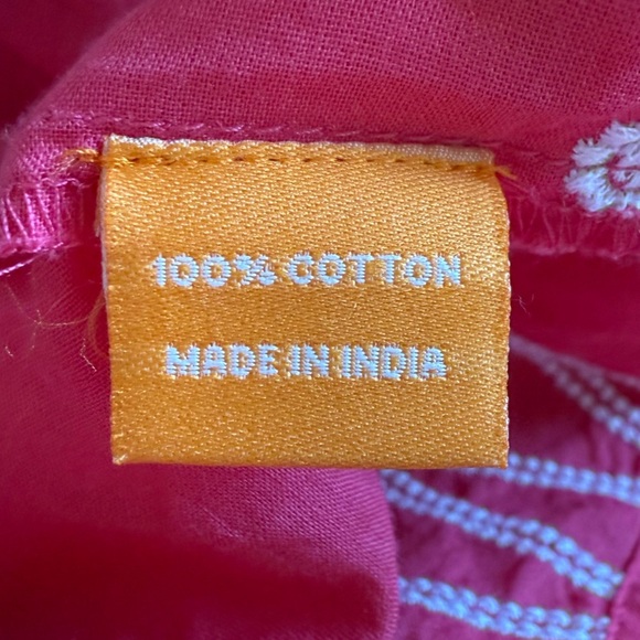 New Oliphant Soleil Red Flirty V-Neck Maxi Dress NWT Boho Casual Women’s Small - Picture 15 of 16